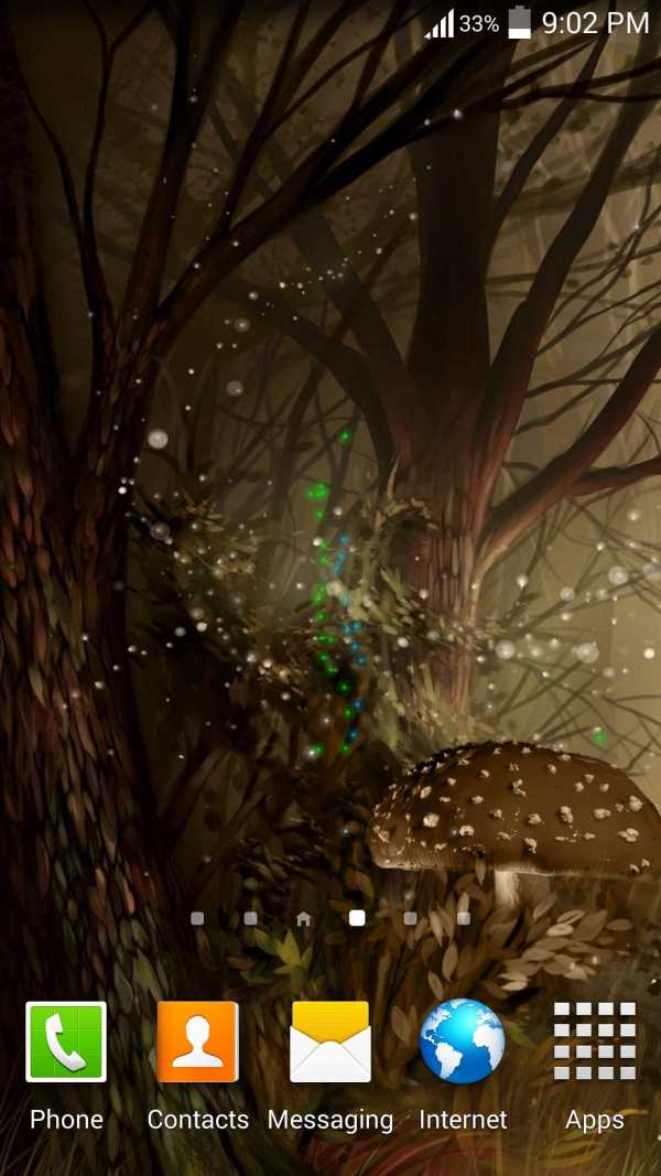 Fireflies Jungle LWP for G, S6 screenshot 4