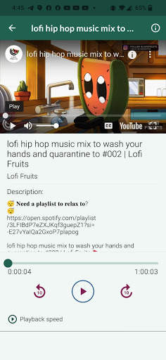 Lofi Music - Lofi Hip Hop Music/Lofi Relaxing Beat screenshot 1