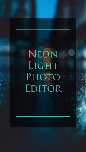 Neon Light Photo Editor screenshot 1