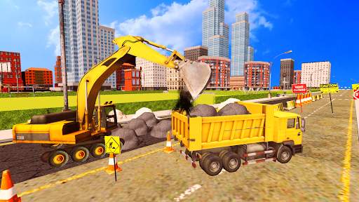 New York City Road Construction: construction game screenshot 1