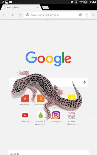 Lizard in phone funny walks screenshot 6