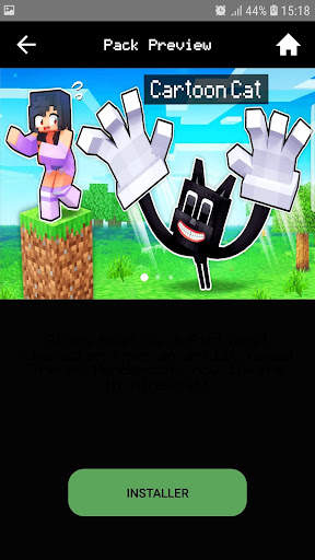 Cartoon Cat Mod for Minecraft PE Horror Game 2020 screenshot 5