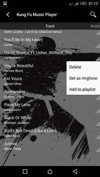 Kung Fu Music Player screenshot 2