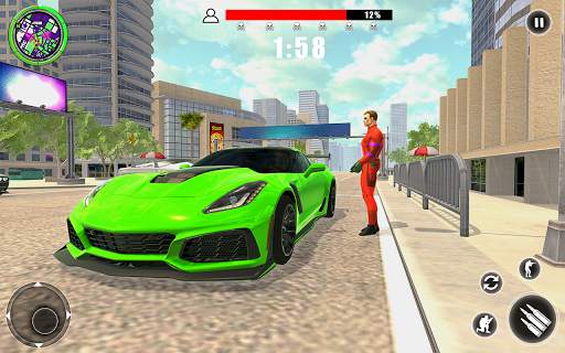 Flying Rope Hero Vice Town-Deadhero Gangster Games screenshot 8