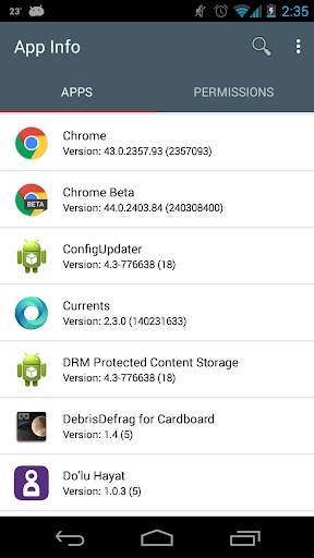 App Info screenshot 1