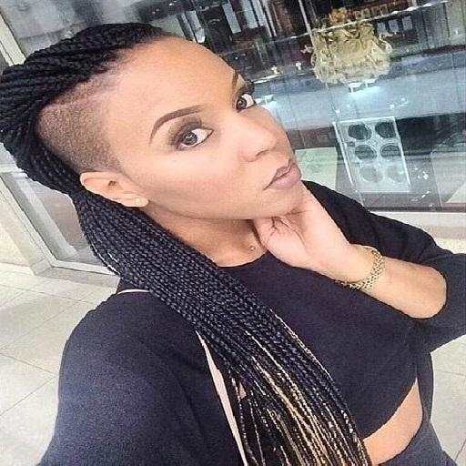 Box Braid Undercut Hairstyles. स्क्रीनशॉट 8