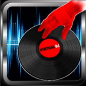 Vitual DJ mixer player icon