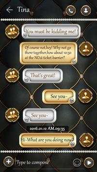 GO SMS TIMELINE THEME screenshot 3