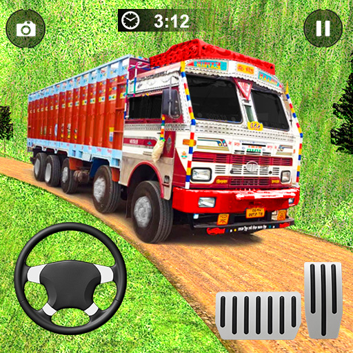 ikon Game Mengemudi Truk Kargo Euro