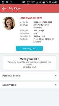 ISEC,  Student ID Card screenshot 5