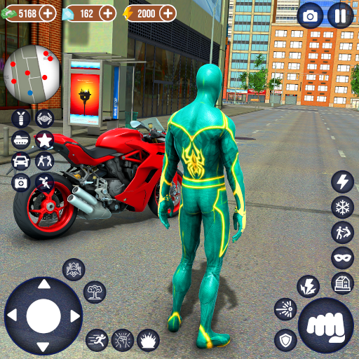 Flying Spider - Hero Sim Games أيقونة