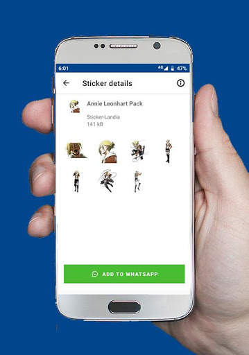 AOT WAStickersApps: Attack on Titan Stickers screenshot 4