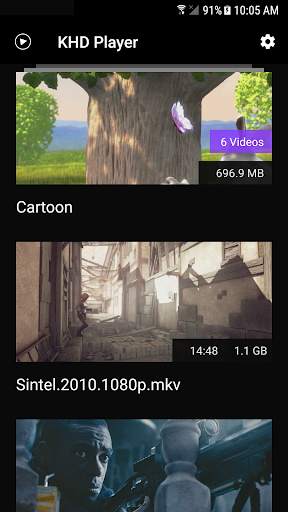 KHD Video Player screenshot 1