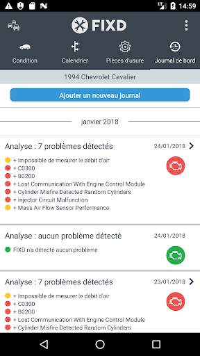 Moniteur de santé du véhicule FIXD screenshot 7