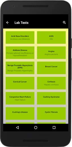 Lab Tests - Normal Lab Values screenshot 4