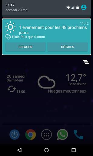 Alertes météo personnalisées screenshot 5