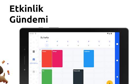 Okul Ajandası - Hafta tablosu screenshot 10