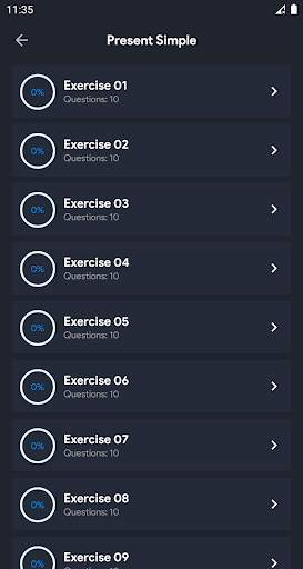 English Grammar Exercises скриншот 3