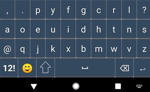 Dvorak Keyboard स्क्रीनशॉट 1