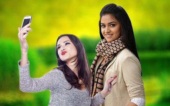 Selfie With Keerthi Suresh :Celebrity Photo Editor screenshot 5