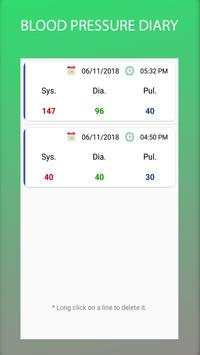 Blood Pressure Diary screenshot 3