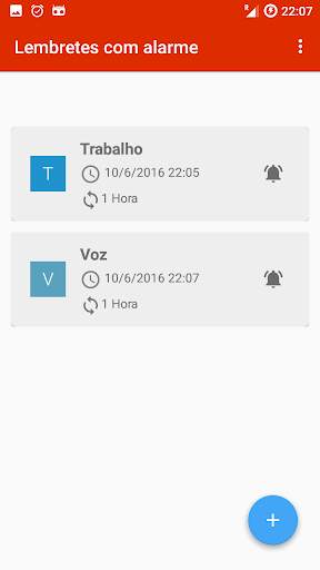 Lembretes com alarme screenshot 1