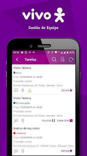 Vivo Gestão de Equipe screenshot 4