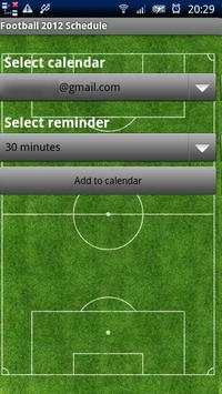 Football 2012 screenshot 1