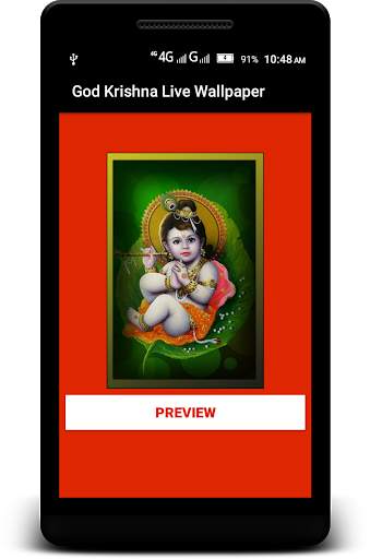 God Krishna Live Wallpaper screenshot 4