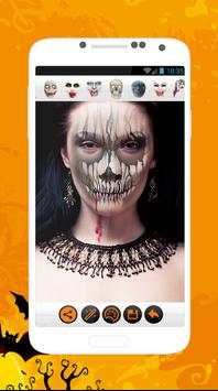 Scary Halloween Face Makeup Photo Editor screenshot 4