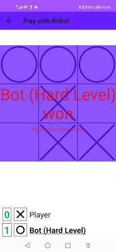 Tic Tac Toe Multiplayer Difficulty Level Game screenshot 5