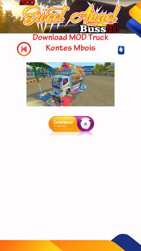 Mod Truck Sweet Angel Bussid screenshot 7
