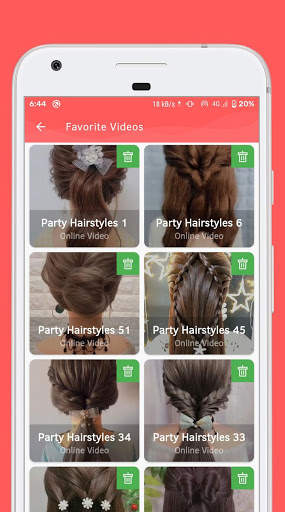 Party Hairstyle - Video Step By Step Offline screenshot 3