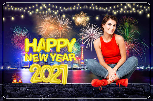 Happy New Year Photo Editor 2021 : Photo Frame screenshot 1