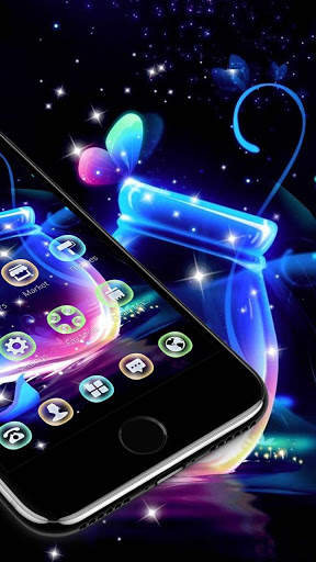 Crystal Dream Sparkling Butterfly Bottle Theme screenshot 2