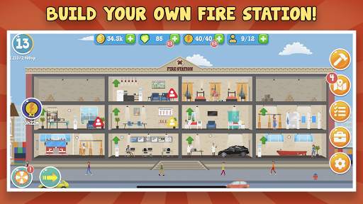 Fire Inc: Classic fire station tycoon builder game screenshot 1
