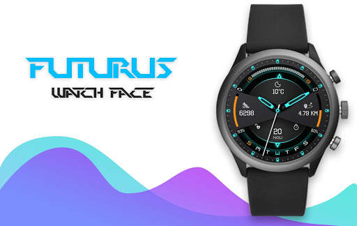 Futurus Watch Face & Clock Live Wallpaper screenshot 1