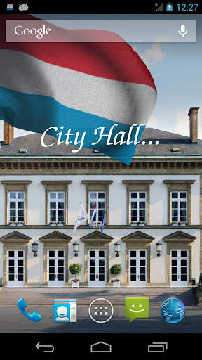 Luxembourg Flag Live Wallpaper screenshot 2