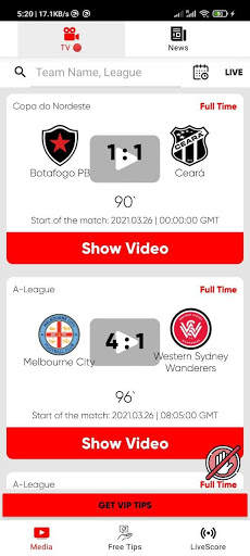 Betting Tips - Soccer Predictions, Broadcast Tv screenshot 1