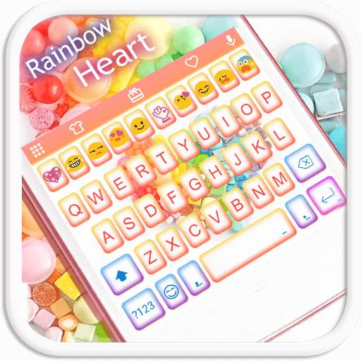 Rainbow Heart Emoji Keyboard 1.0.5