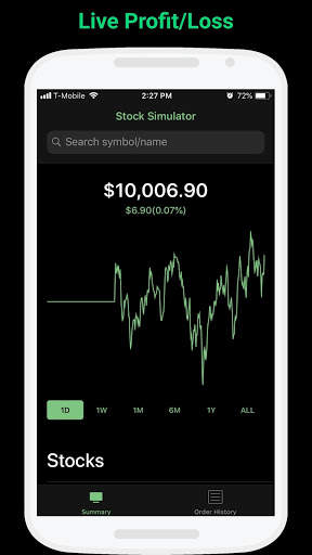 StockMarketSim - Stock Market Simulator screenshot 1