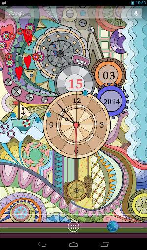 Reloj de Cristal Fondo Gratis screenshot 5