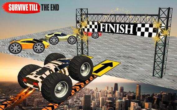 98% Impossible Monster Car Race screenshot 5
