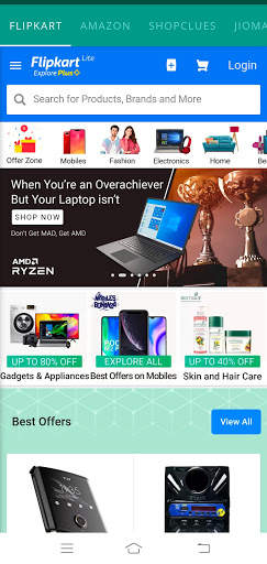 SHOPPE - Flipkart, Amazon, Shopclues, JioMart App screenshot 1