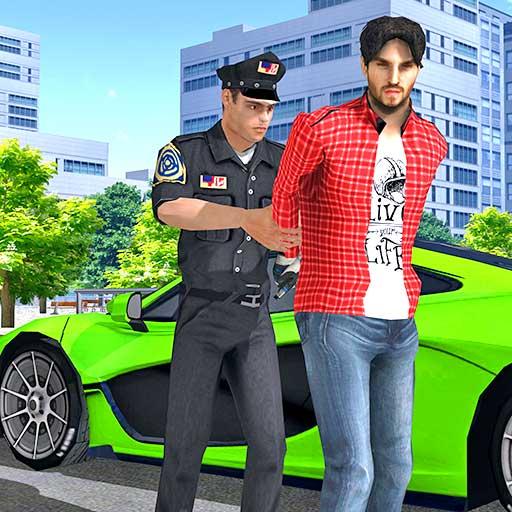 Police Crime City Driving Games 2020 आइकन