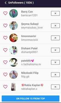 Unfollowers for Instagram screenshot 2