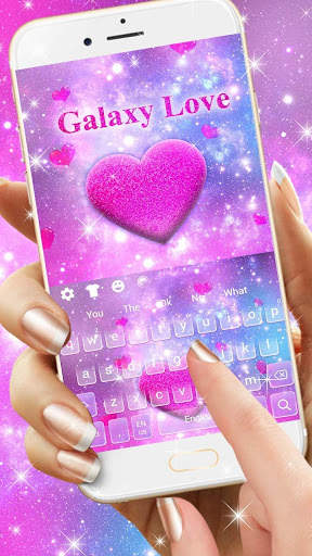 Galaxy Love Keyboard screenshot 2
