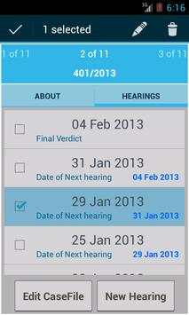 Dike trial: Calendar 4 Lawyers screenshot 5