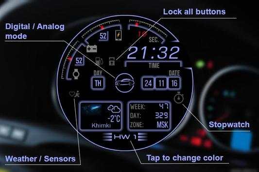 HW1 Watchface 2 تصوير الشاشة