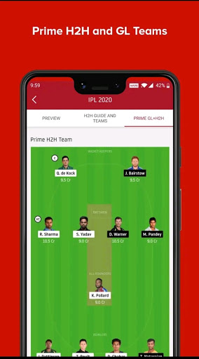 Dream Team 11 - Live Cricket Score & Prediction screenshot 1
